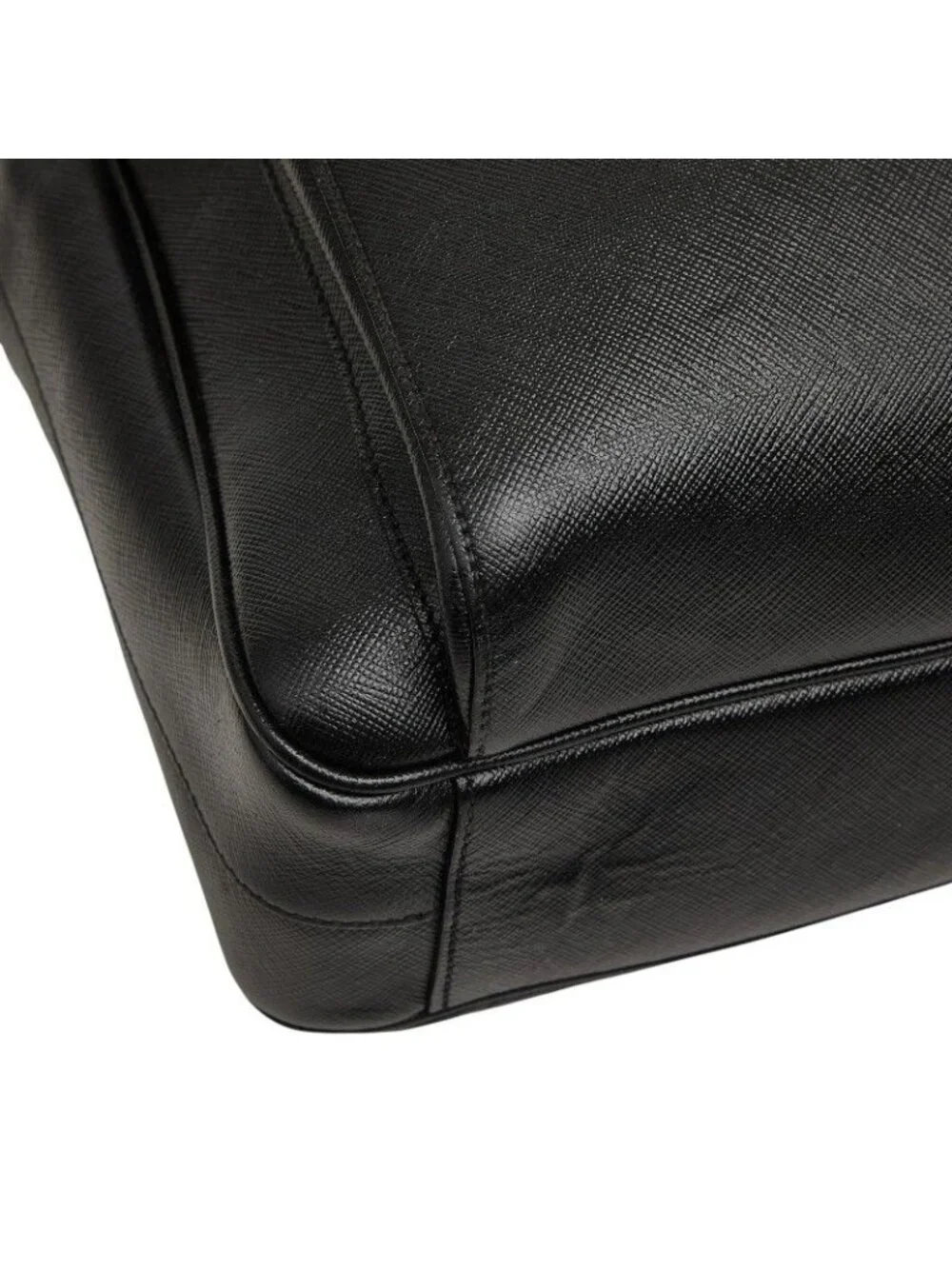 Prada Crossbody Carry on Shoulder Bag Black Saffiano Leather